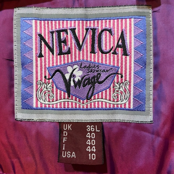 •NEVICA• ❄️ Vintage Virage Ladies Skiwear- Purple and Pink Ski Jacket ❄️ - Picture 7 of 16